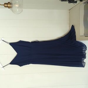 Navy Blue Asos Midi Dress  - 6